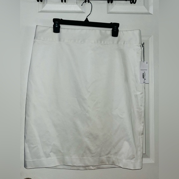 Liz Claiborne NWT White Knee Length Pencil Skirt - Picture 1 of 4